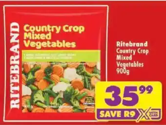 Shoprite Ritebrand Country Crop Mixed Vegetables offer