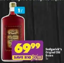 Shoprite Sedgwick's Original Old Brown offer