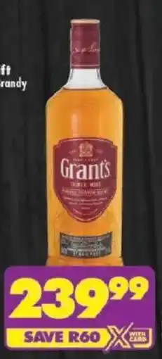 Shoprite Grant's Blended Whisky offer