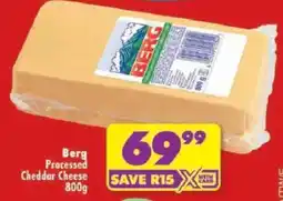 Shoprite Berg Processed Cheddar Cheese offer