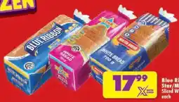 Shoprite Blue Ribbon/ Star/ Mister Bread Sliced White Bread offer