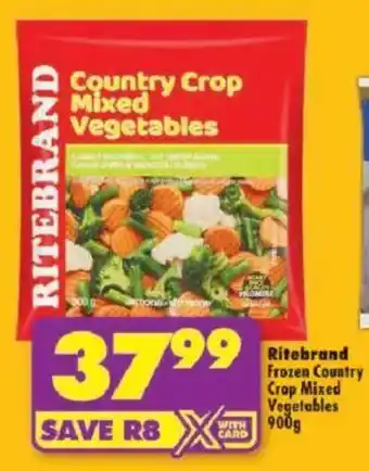 Shoprite Ritebrand Frozen Country Crop Mixed Vegetables offer