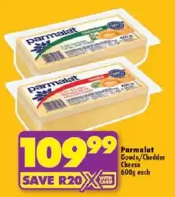 Shoprite Parmalat Gouda/ Cheddar Cheese offer