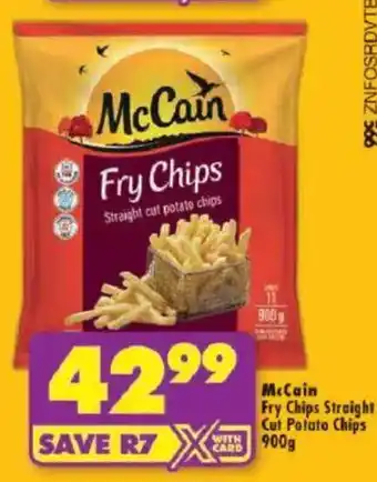 Shoprite McCain Fry Chips Straight Cut Potato Chips offer