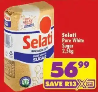 Shoprite Selati Pure White Sugar offer