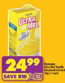 Shoprite Danone Ultra Mel Vanilla Flavoured Custard offer