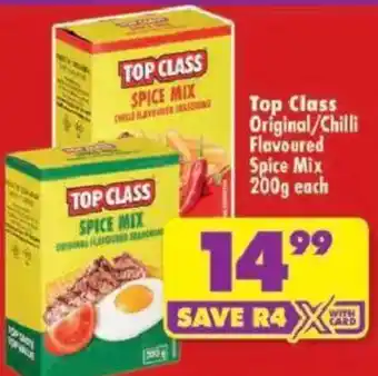Shoprite Top Class Original/ Chilli Flavoured Spice Mix offer