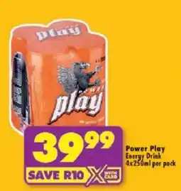 Shoprite Power Play Energy Drink offer