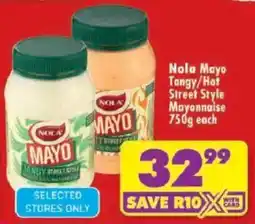 Shoprite Nola Mayo Tangy/ Hot Street Style Mayonnaise offer