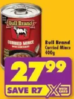Shoprite Bull Brand Curried Mince offer