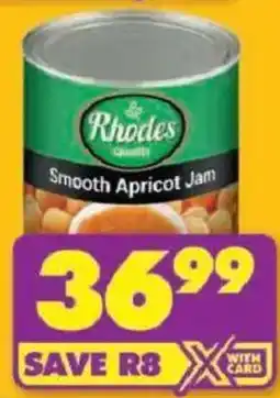 Shoprite Rhodes Smooth Apricot Jam offer