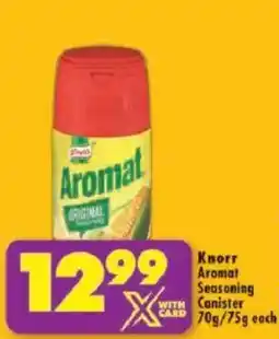Shoprite Knorr Aromat Seasoning Canister offer