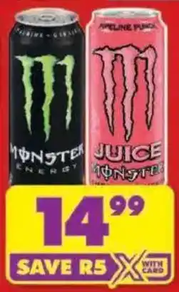 Shoprite Monster Energy Drink All Variants offer