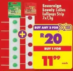 Shoprite Sovereign Lovely Lollies Lollipops Strip offer