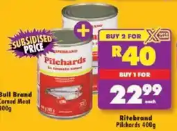 Shoprite Ritebrand Pilchards offer