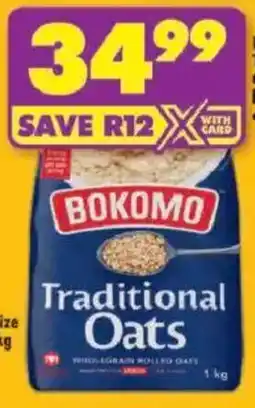 Shoprite Bokomo Traditional Oats offer