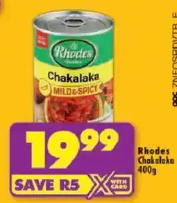 Shoprite Rhodes Chakalaka offer