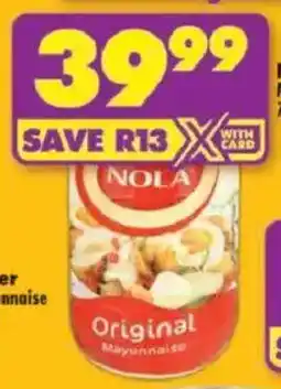 Shoprite Nola Mayonnaise offer