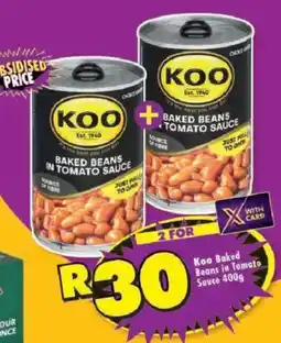 Shoprite Koo Baked Beans in Tomato Sauce offer