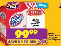 Shoprite Golden Cloud/ Sasko Cake Wheat Flour offer