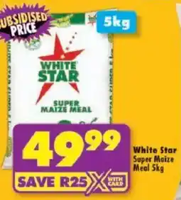 Shoprite White Star Super Maize Meal offer