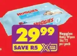 Shoprite Huggies Baby Wipes offer
