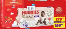 Shoprite Huggies Dry Comfort Jumbo Pack/ Gold Value Pack Disposable Nappies/ Pants offer