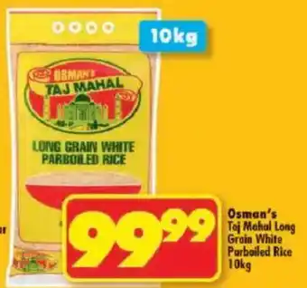 Shoprite Osman's Taj Mahal Long Grain White Parboiled Rice offer