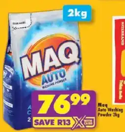 Shoprite Maq Auto Washing Powder offer