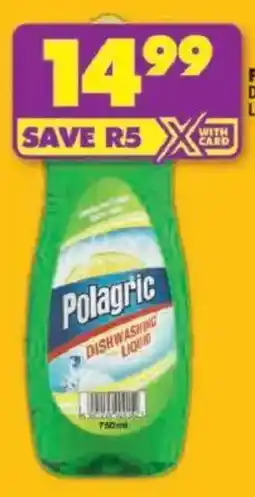 Shoprite Polagric Dishwashing Liquid offer
