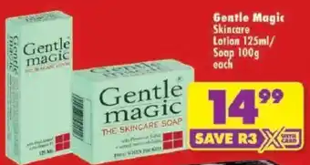 Shoprite Gentle Magic Skincare Lotion/ Soap offer