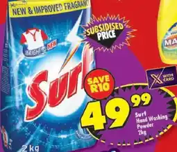 Shoprite Surf Hand Washing Powder offer