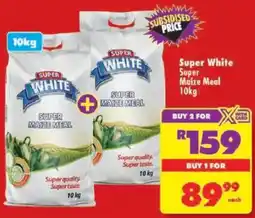 Shoprite Super White Super Maize Meal offer
