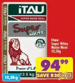Shoprite Itau Super White Maize Meal offer