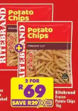 Shoprite Ritebrand Frozen Potato Chips offer