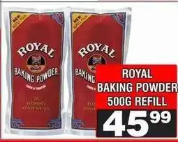 Advance Cash n Carry ROYAL Baking Powder 500g Refill offer