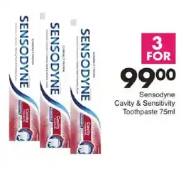Save Sensodyne Cavity & Sensitivity Toothpaste offer