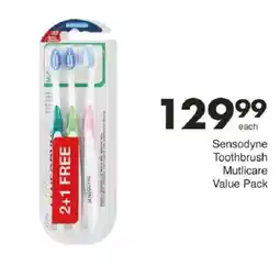 Save Sensodyne Toothbrush Mutlicare Value Pack offer
