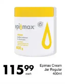 Save Epimax Cream Jar Regular offer