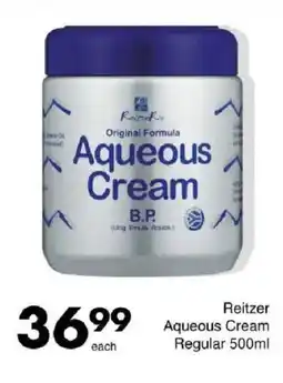 Save Reitzer Aqueous Cream Regular offer