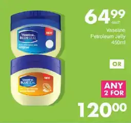 Save Vaseline Petroleum Jelly offer