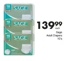 Save Sage Adult Diapers offer