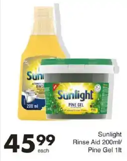 Save Sunlight Rinse Aid/ Pine Gel offer