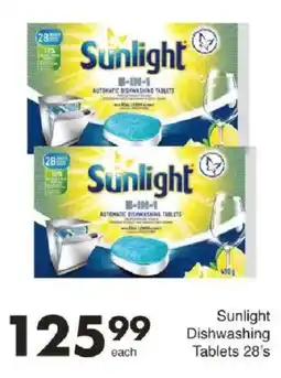 Save Sunlight Dishwashing Tablets offer