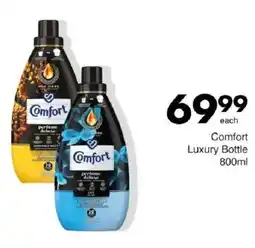 Save Comfort Luxury Bottle offer
