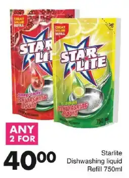 Save Starlite Dishwashing liquid Refill offer