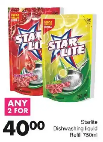 Save Starlite Dishwashing liquid Refill offer