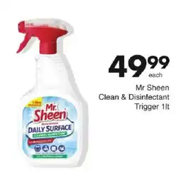 Save Mr Sheen Clean & Disinfectant Trigger offer