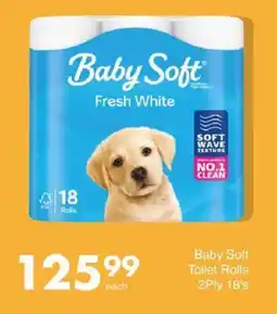 Save Baby Soft Toilet Rolls 2Ply offer
