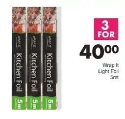 Save Wrap It Light Foil offer
